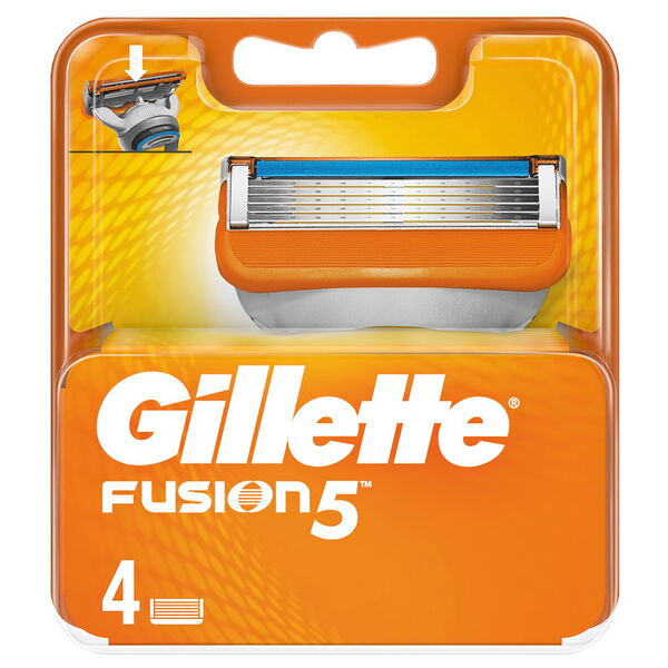 Кассета GILLETTE Fusion для станков д/бр. 4шт) (Germany)