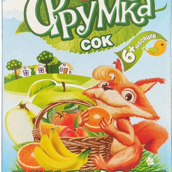 Сок Фрумка мультифруктовый для детей от 6 месяцев 200мл