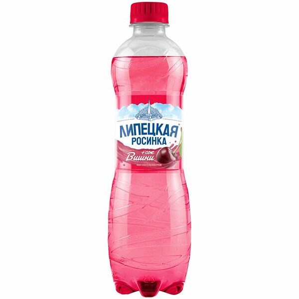 Напиток безалкогольный Липецкая росинка Липецкая Лайт вишня среднегазированный, 1.5л
