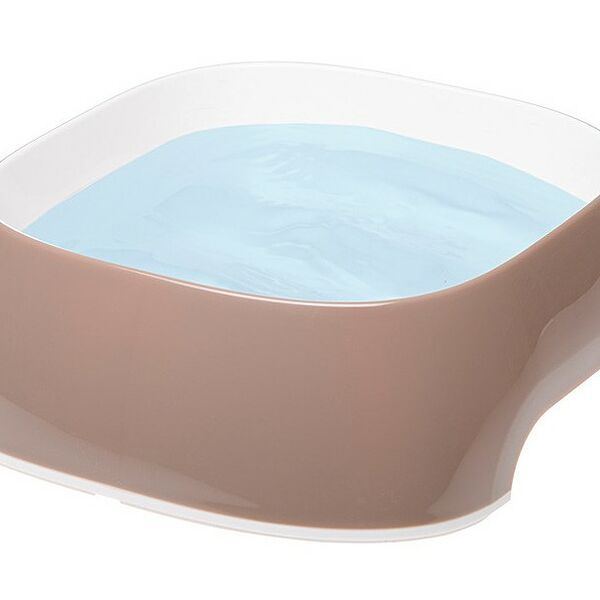 Ferplast миска Glam Small пластиковая, Сизо-серый 0,4 л