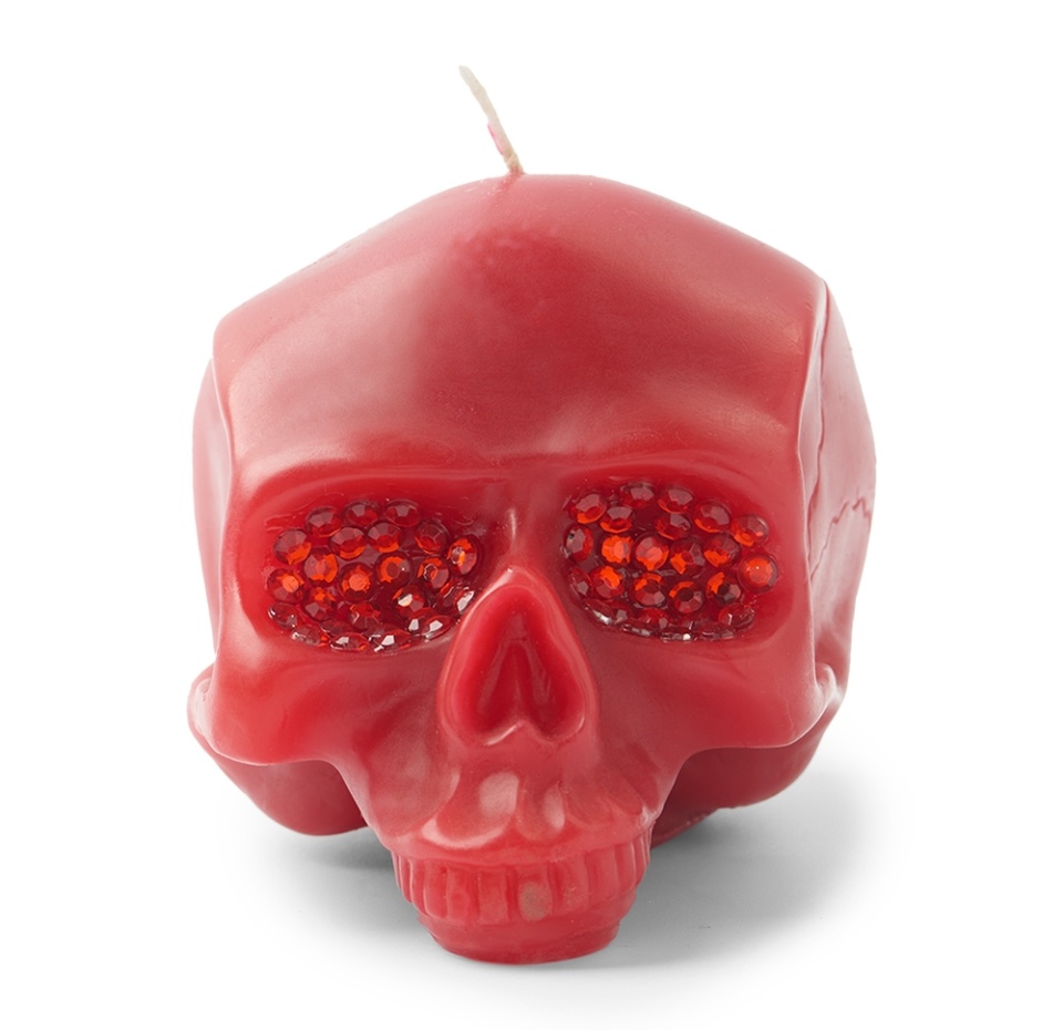 

Свеча фигурная Future International Череп, цвет красный, 13.9см парафин, Китай