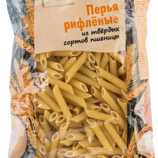 Макаронные изделия Перья рифлёные Глобус