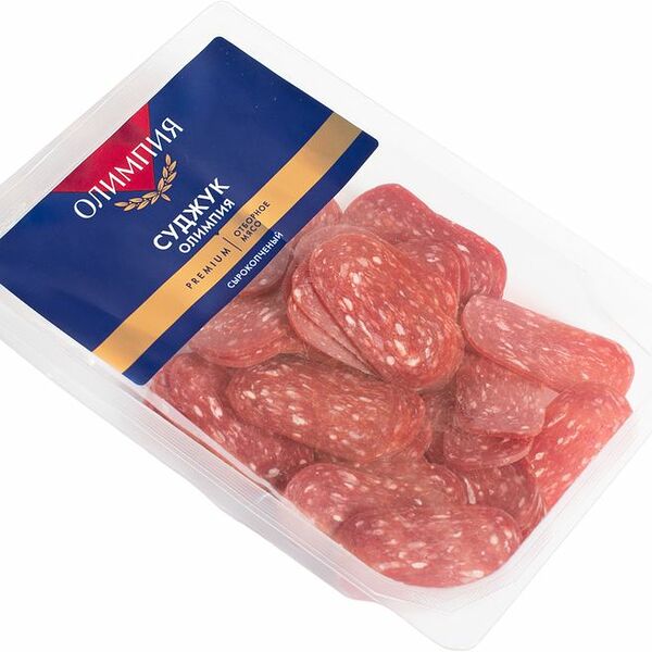 Колбаса Олимпия Суджук сырокопченая 100г