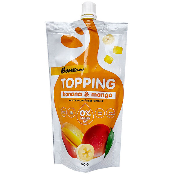 Соус банановый BOMBBAR Topping с манго 