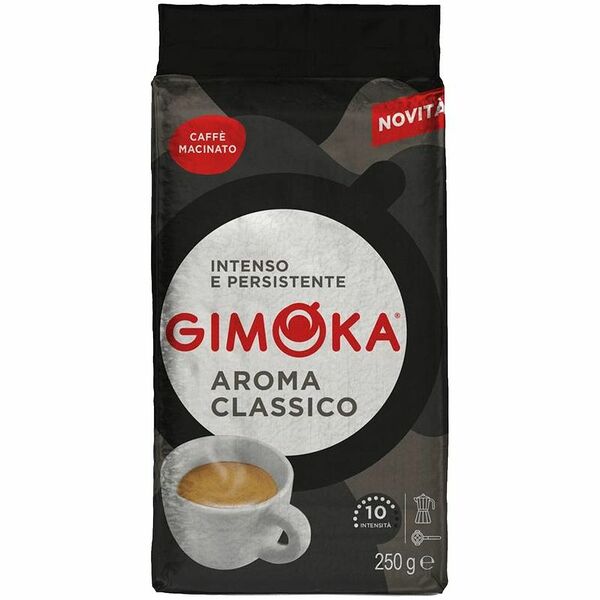 Кофе Gimoka Арома Классико Блэк жареный молотый, 250г