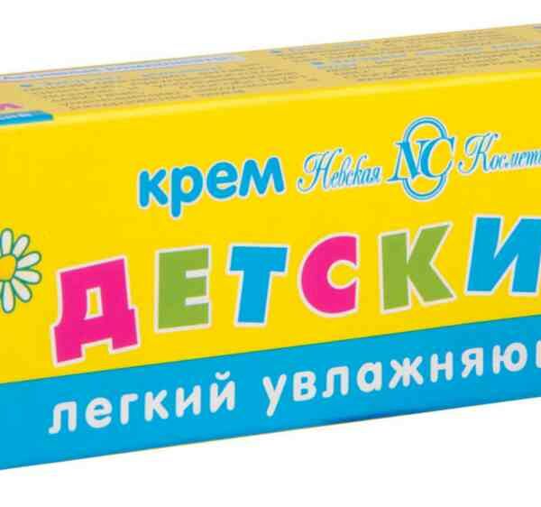 Крем детский Невская Косметика лёгкий увлажняющий