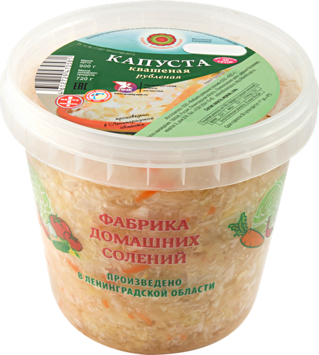 

Капуста квашеная ФДС рубленная, 900г