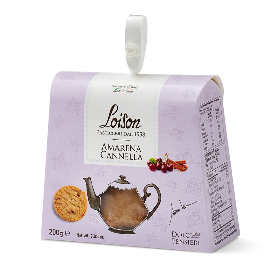 

Печенье Loison Amarena Cannella со вкусом вишни и корицы 200 г