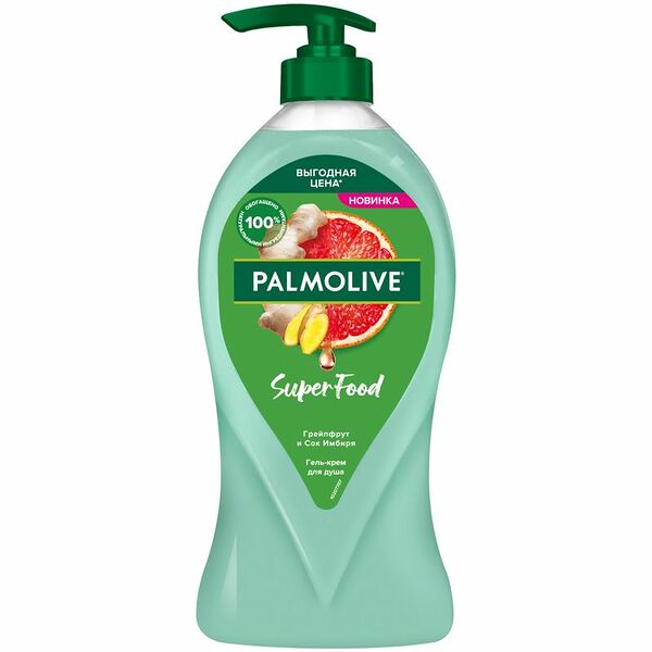 Гель для душа PALMOLIVE Грейпфрут и сок имбиря, 750мл
