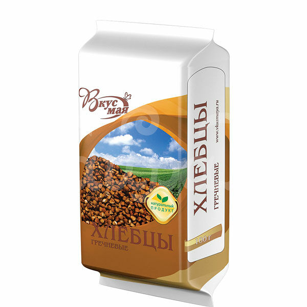 Хлебцы Вкус Мая 100гр Гречнево-Ржаные