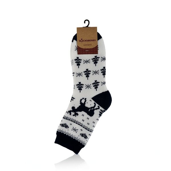 Женские махровые носки Socksberry WO180, Белый, р.25