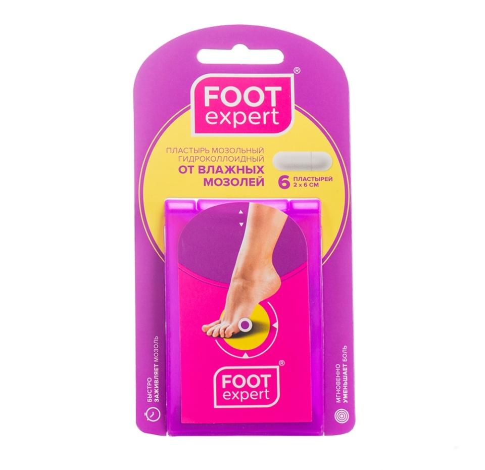 

Пластырь Foot Expert №5 2.8х4.6см гидроколлоидный Великобритания