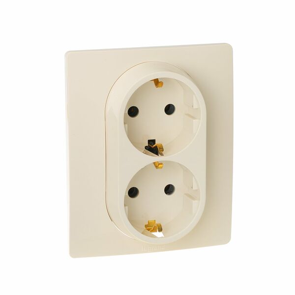 Розетка двойная ETIKA