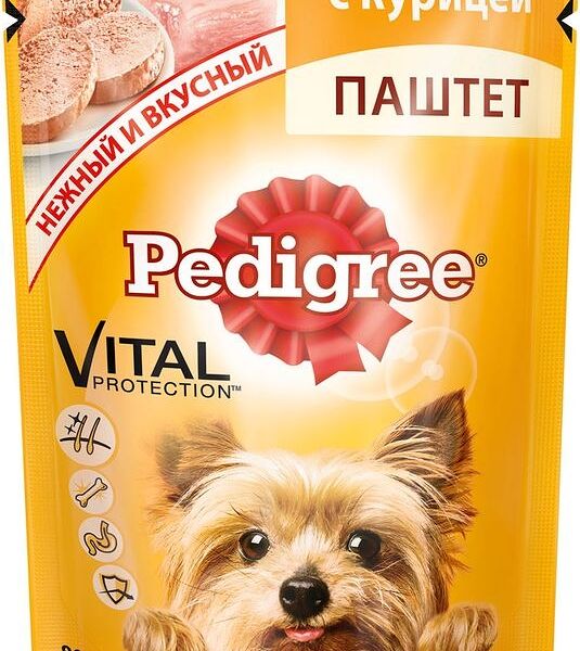 Pedigree пауч для собак малых пород (паштет) Курица