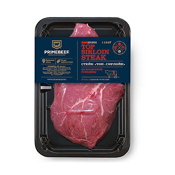 Стейк Праймбиф Топ-Сирлойн из мраморной говядины 400 г