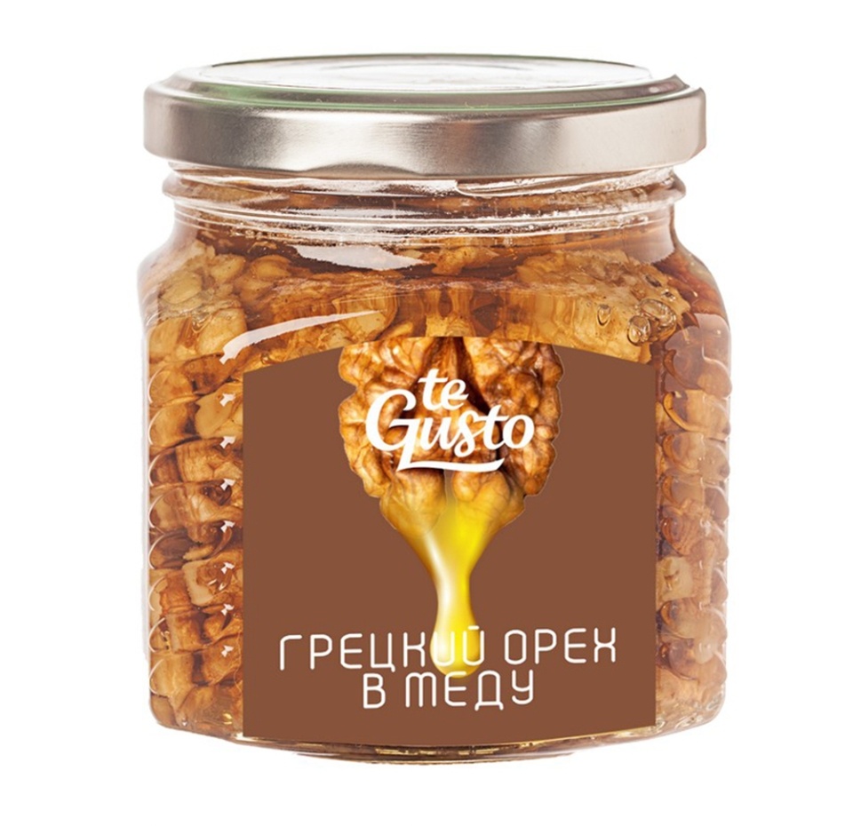 

Мед горный с грецкими орехами Te Gusto, 300г