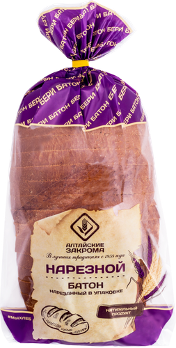 

Батон Алтайские закрома Фаворит нарезка 370г