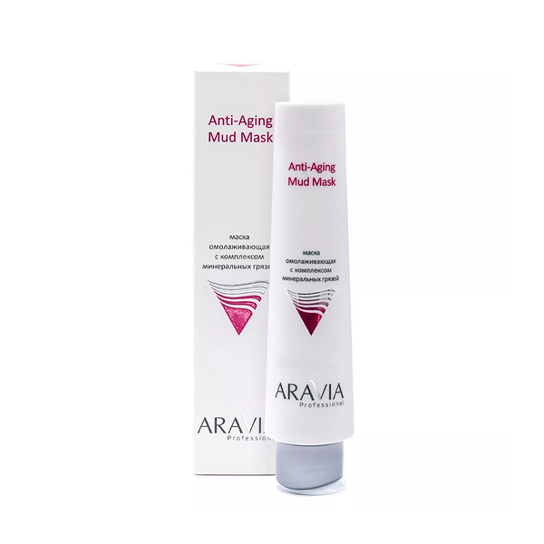 Маска омолаживающая Aravia Professional Anti-Aging Mud Mask с комплексом минеральных грязей 100 мл