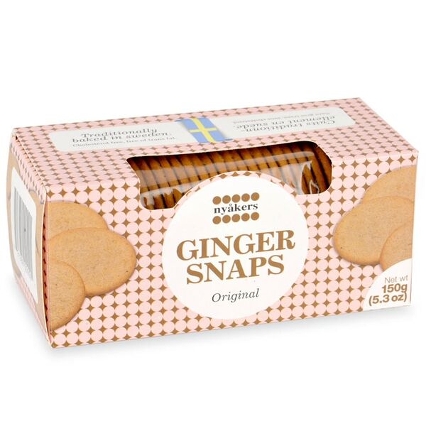 Печенье хрустящее имбирное Nyakers Ginger Snaps Original