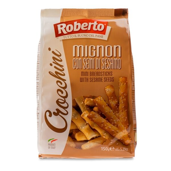 Хлебные палочки Roberto Crocchini с кунжутом, 150г