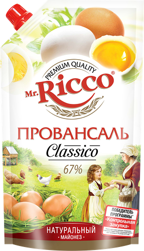 Майонез Mr.Ricco Провансаль 67% 400 мл