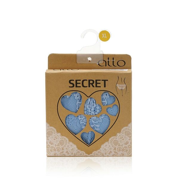 Женские трусы-бразилиана Atto Secret, голубые, XL