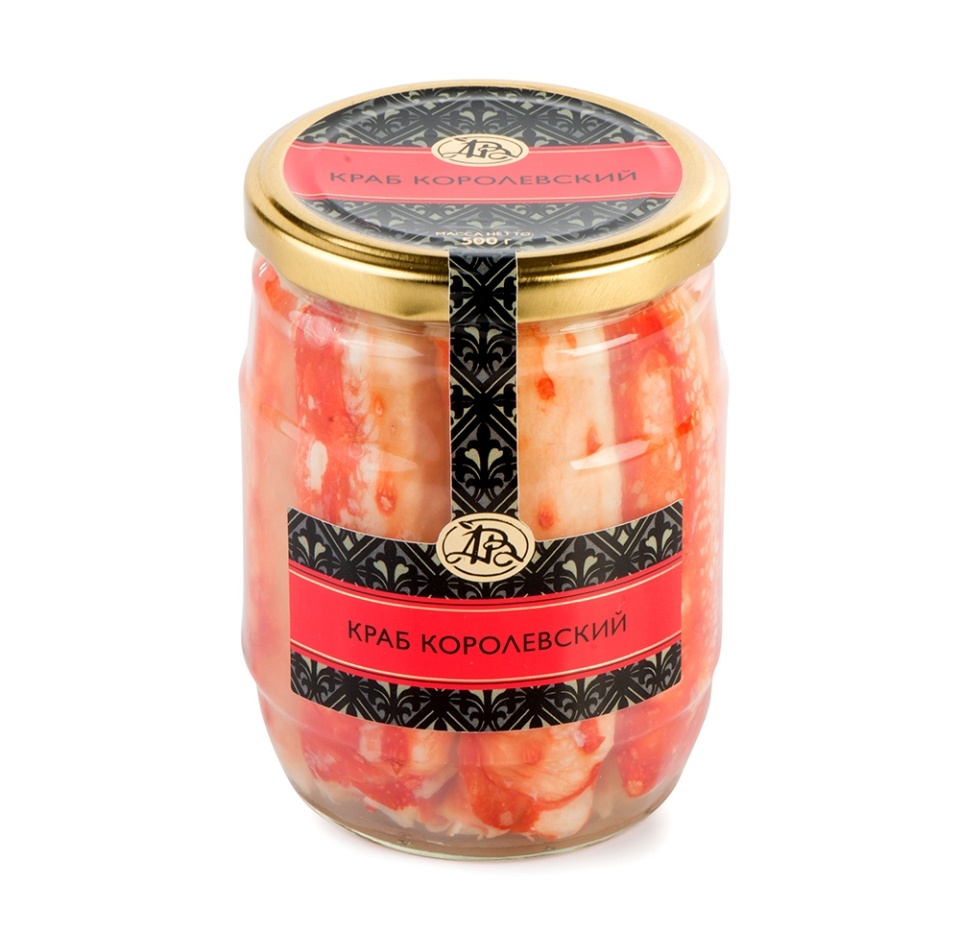 

Краб Royal Crab камчатский в собственном соку Экстра 510г, Россия