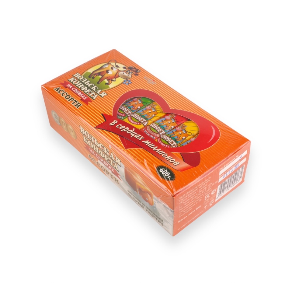 

Конфеты Волгир Вольская конфета Cream Fudge конфета на сливках ассорти 600 г