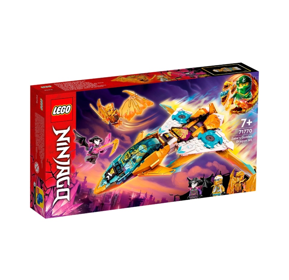 

Конструктор Ninjago «Реактивный самолёт Зейна "Золотой дракон"», Lego, Венгрия