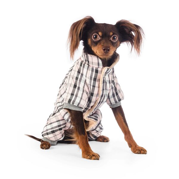 Комбинезон для собак XL розовый (девочка)