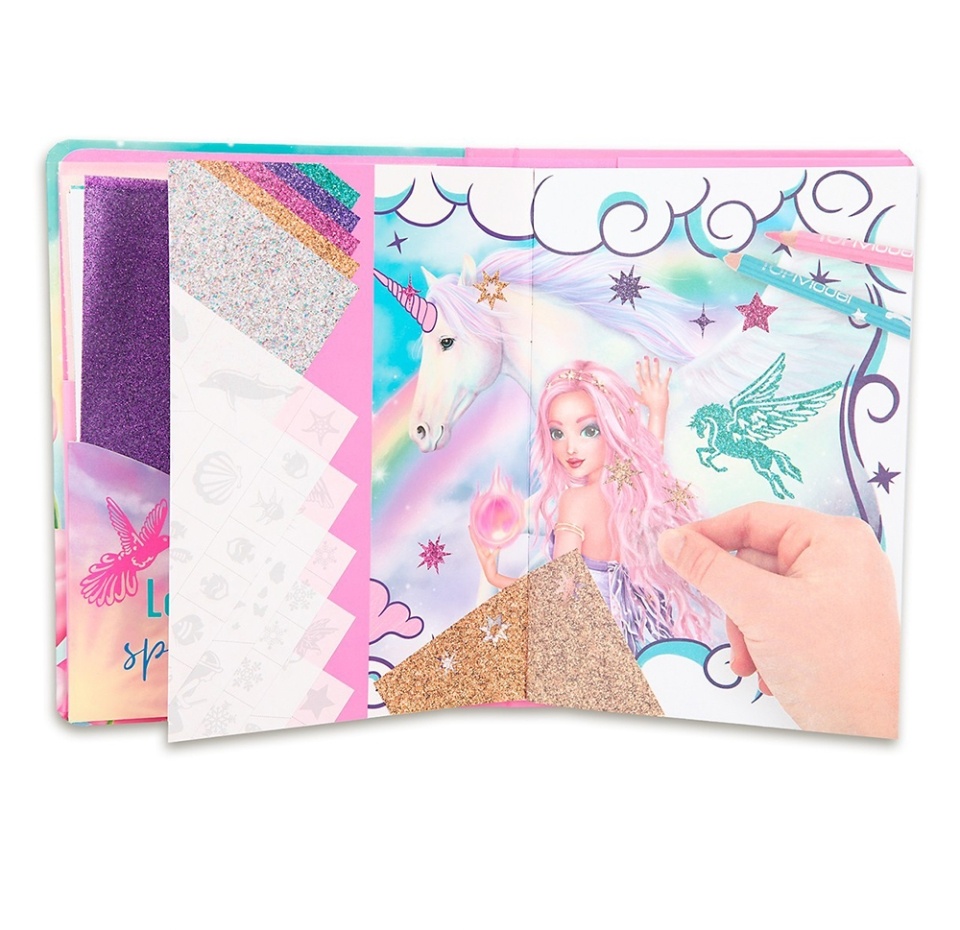 

Альбом для творчества Fantasy Model Glitter Fun с фольгой, TOPModel, Германия
