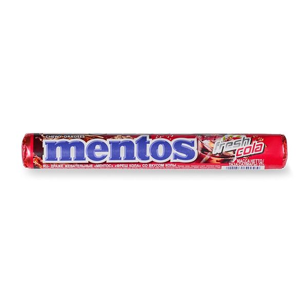 Конфеты жевательные Mentos Фреш Кола, 37.5г