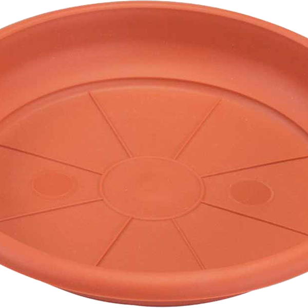 Поддон под горшок Терра терракотовый d-24.5см