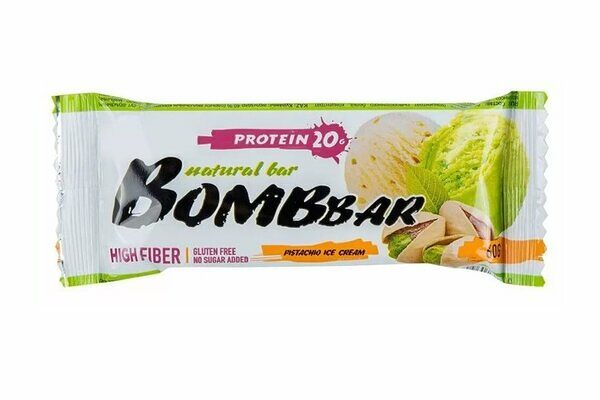 Батончик протеиновый Фисташковый пломбир Bombbar