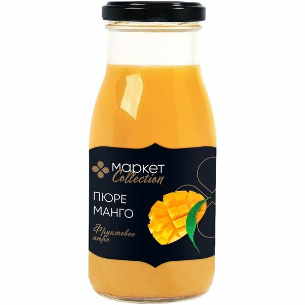 Пюре манго фруктовое пастеризованное Market Collection, 250мл