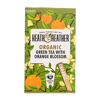 Чай зелёный  Heath&Heather  с ароматом апельсина