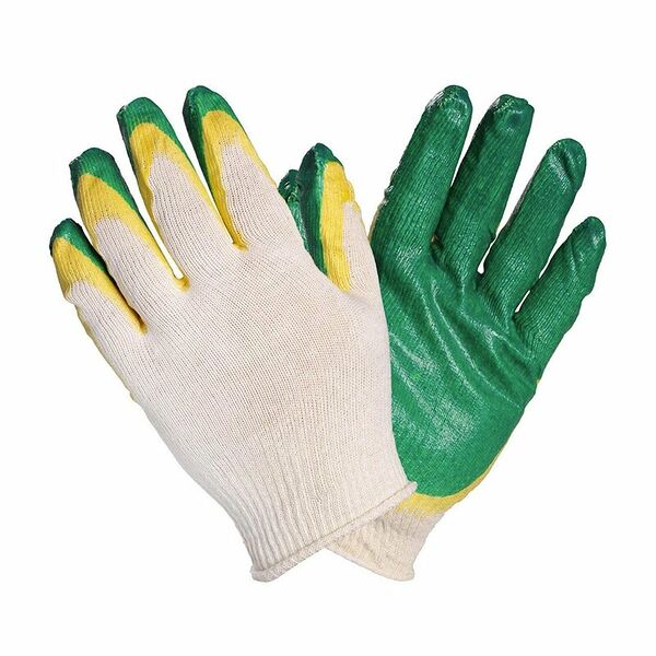 Перчатки AVS RP-04, с двойным латексным покрытием, цвет зеленый