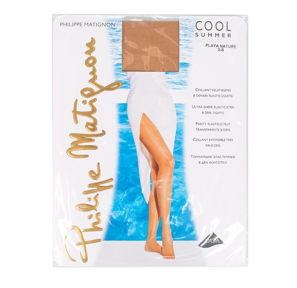 

Колготки Philippe Matignon Cool summer Playa nature 8 den размер S