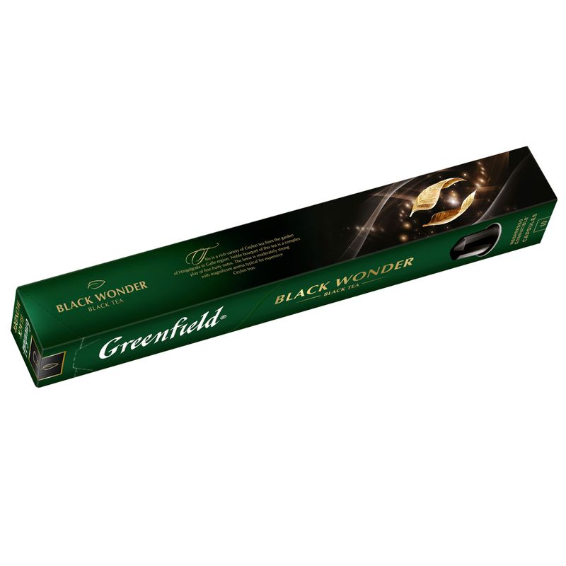 

Чай чёрный Greenfield Black Wonder в капсулах, 10шт. x 2.5 г
