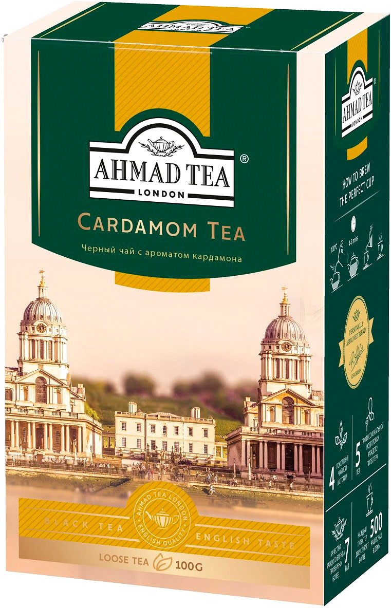 

Чай черный Ahmad Tea с ароматом кардамона