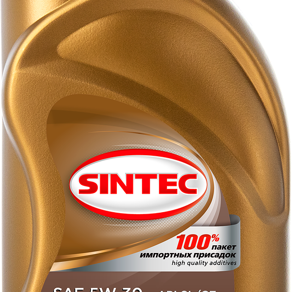 Масло моторное SINTEC Luxe 5000 5W-30 SL/CF, полусинтетическое, 1л
