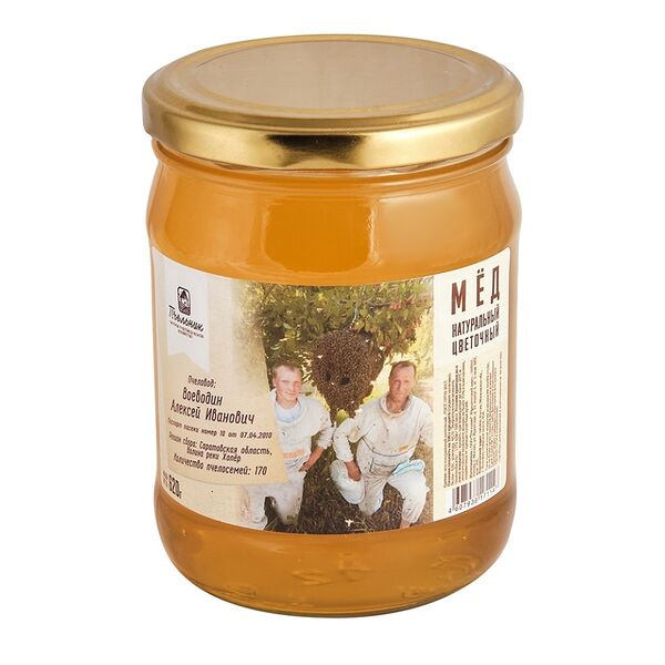 Мёд Пчельник цветочный натуральный