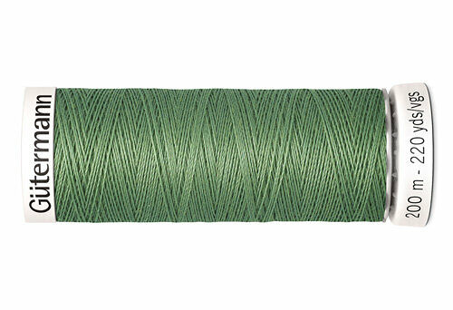 748277 Нить Sew-all для всех материалов, 200м, 100% п/э Gutermann(821 серый офицерский)
