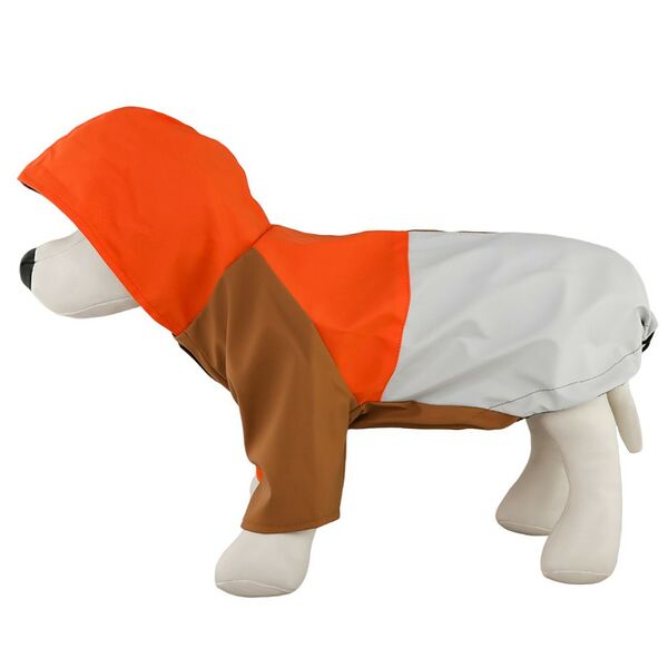 Дождевик-куртка для собак НЕ ОДИН ДОМА Самоцвет, разноцветный, L, длина спинки - 40см