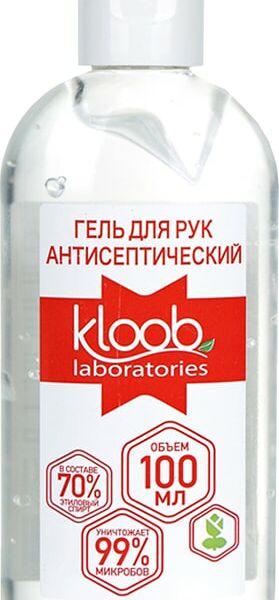 Гель для рук антисептик Kloob 100мл