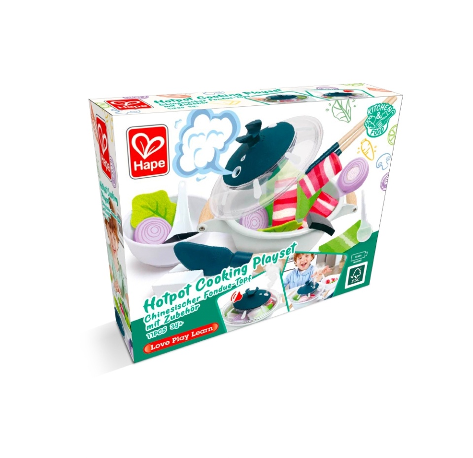 

Игровой набор «В горшочке готовим еду» 3+, Hape, Китай