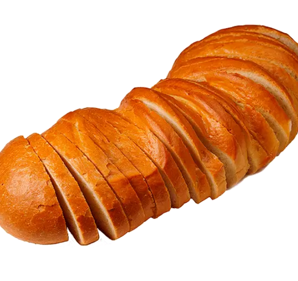 Батон Октябрьский Хлебокомбинат высший сорт в нарезке