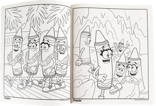

Книжка-раскраска Crayola 64 стр