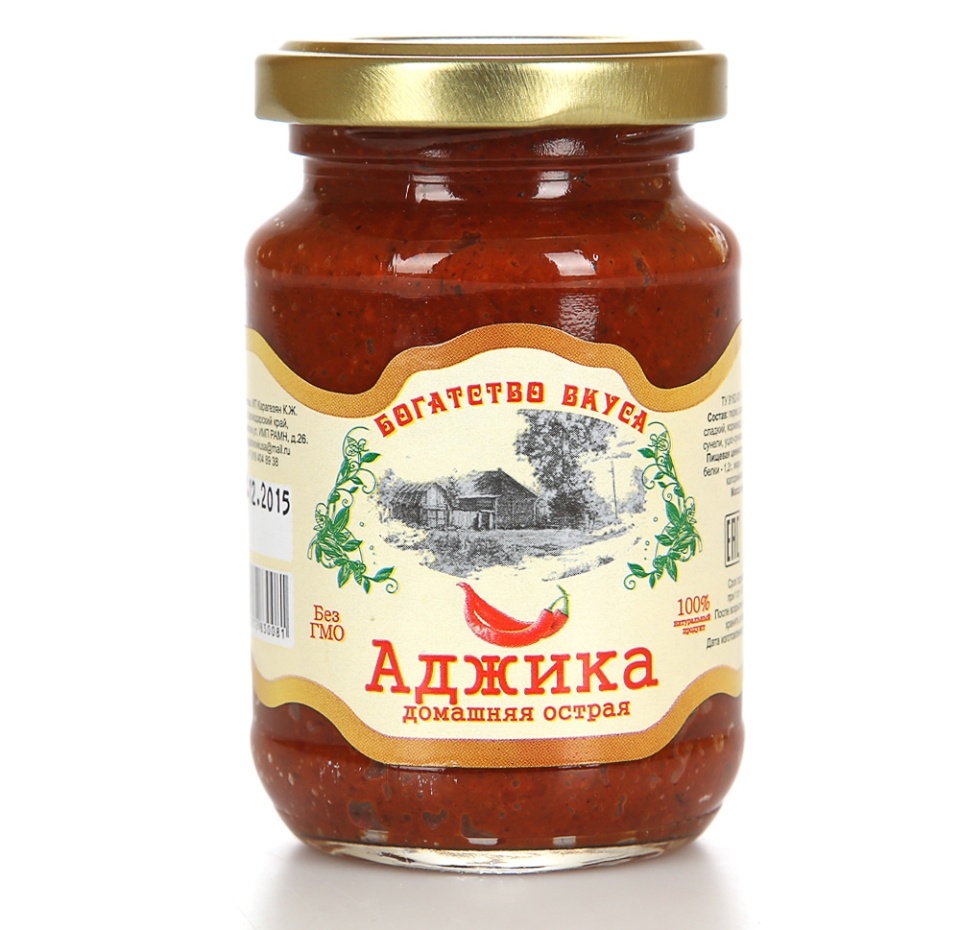 

Аджика Богатство вкуса Домашняя острая, 200 г