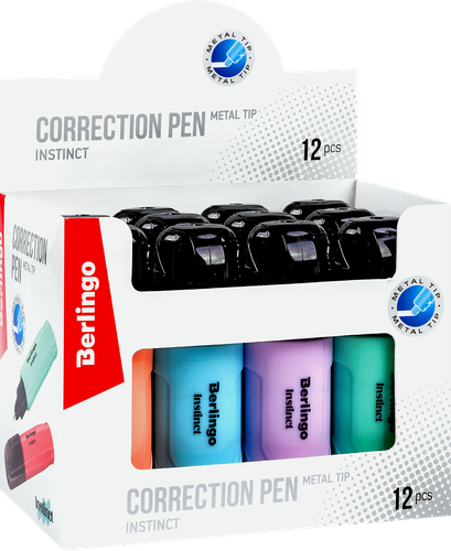 

Корректирующий карандаш Berlingo Instinct 5 мл 1 шт цвет в ассортименте